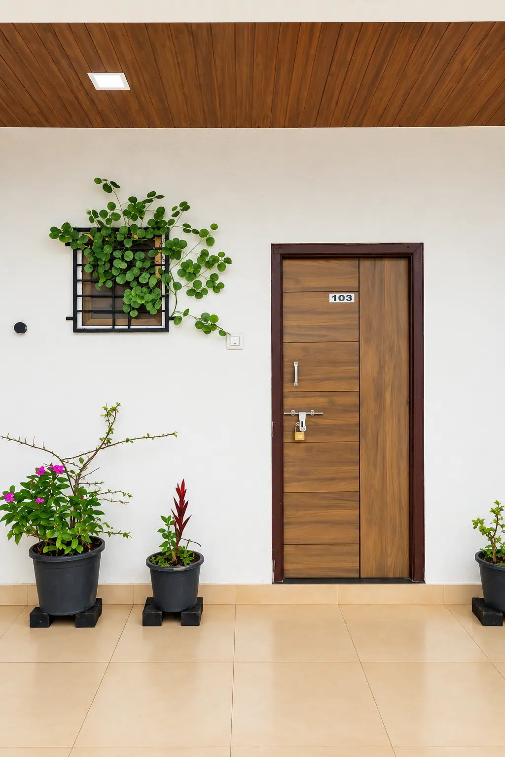 Private room entrance at Villa Montierra